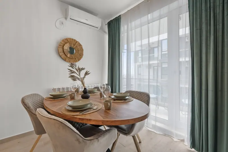 Apartament într-un ansamblu cu piscină, Meraki, fotografia 3