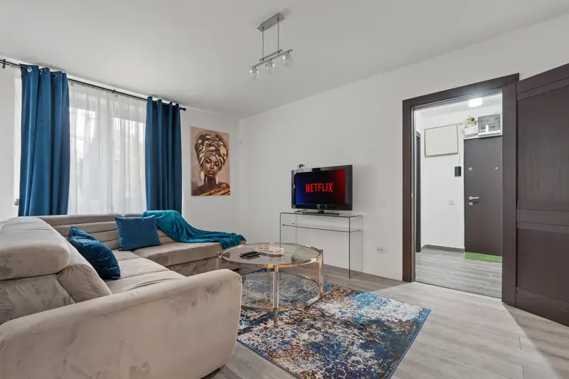 Apartament cu baie din marmură neagră, București, fotografia 9