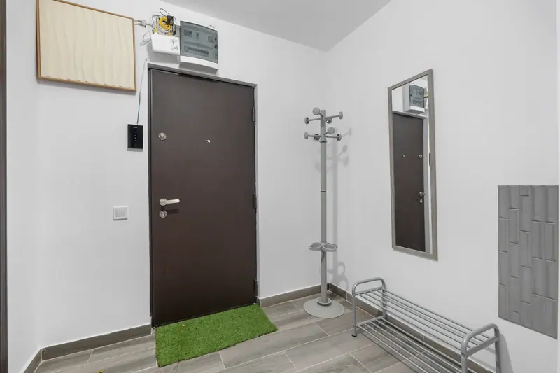 Apartament cu baie din marmură neagră, București, fotografia 20