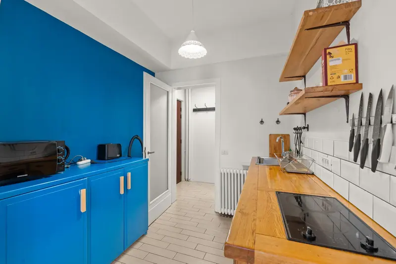 Apartament cu bucătărie albastră și arcadă, Str. Batiștei, București, fotografia 2