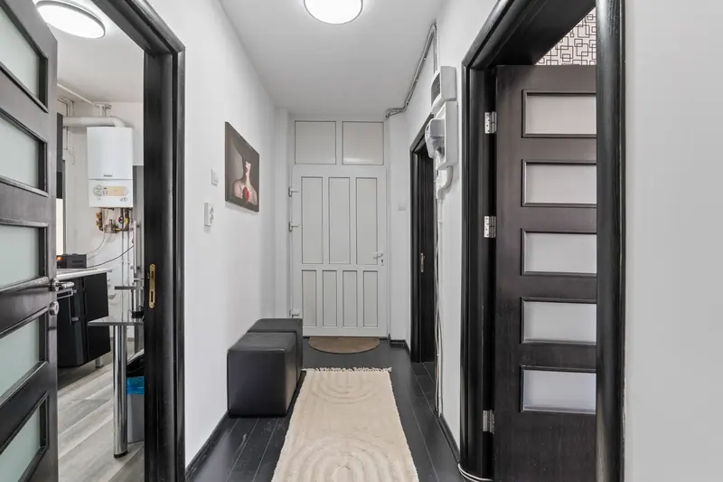 Apartament contemporan cu canapea albastră, Bd. Regina Maria, București, fotografia 16