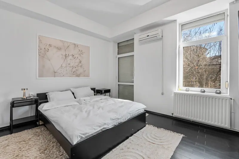 Apartament contemporan cu canapea albastră, Bd. Regina Maria, București, fotografia 17