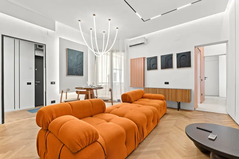 Apartament de design cu accente teracotă, Str. C.A. Rosetti, București, fotografia 1