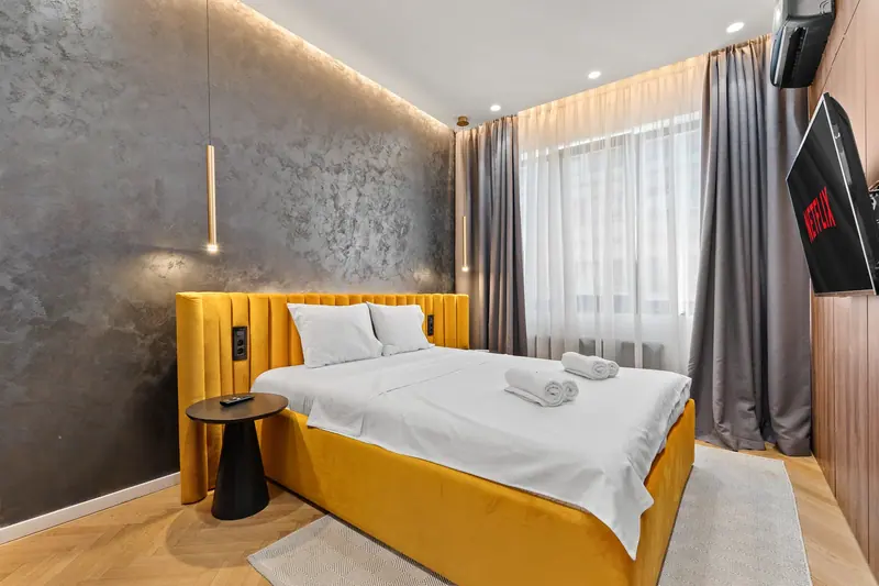 Apartament de design cu accente teracotă, Str. C.A. Rosetti, București, fotografia 12