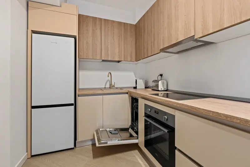 Apartament cu finisaje aurii, Cortina North, fotografia 10