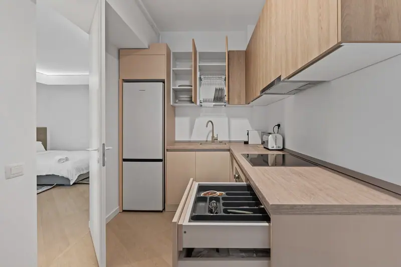 Apartament cu finisaje aurii, Cortina North, fotografia 13