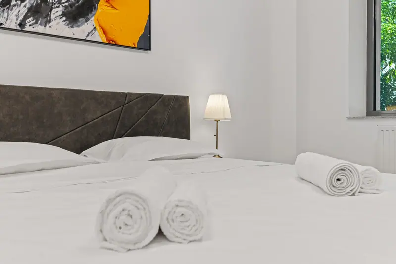 Apartament cu panouri din lemn și tablouri, Aviației, București, fotografia 10