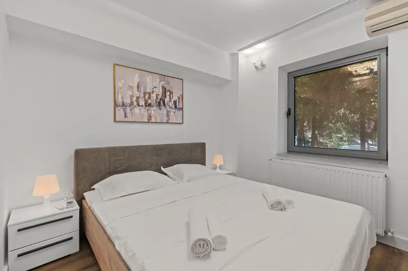 Apartament cu panouri din lemn și tablouri, Aviației, București, fotografia 11