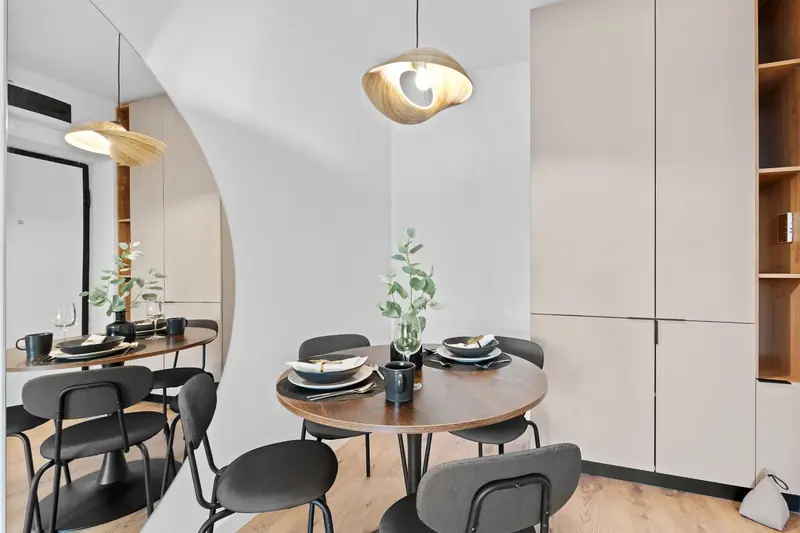 Apartament luminos cu accente de lemn, Ivory, fotografia 10