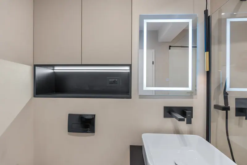 Apartament de lux cu insulă din marmură, Mihai Bravu, București, fotografia 9
