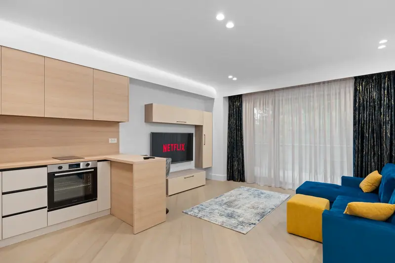 Apartament cu baie din marmură naturală, Cortina North, fotografia 1