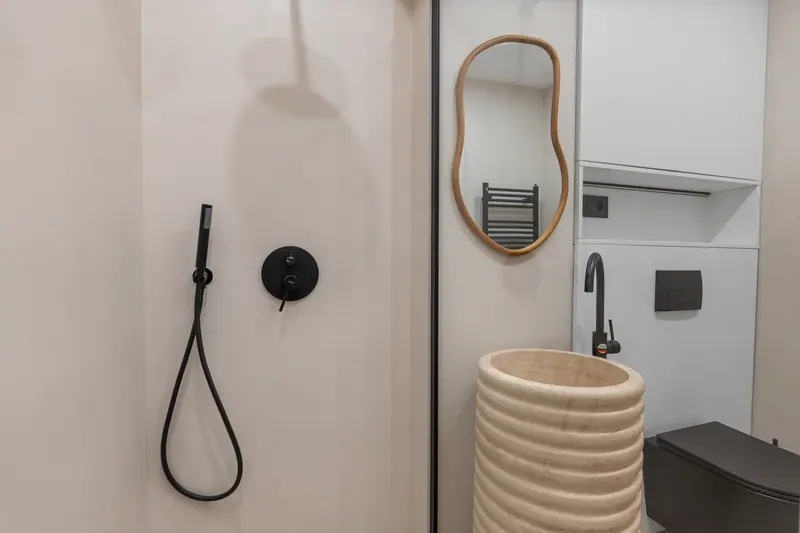 Apartament modern în tonuri calde, Mihai Bravu, București, fotografia 15