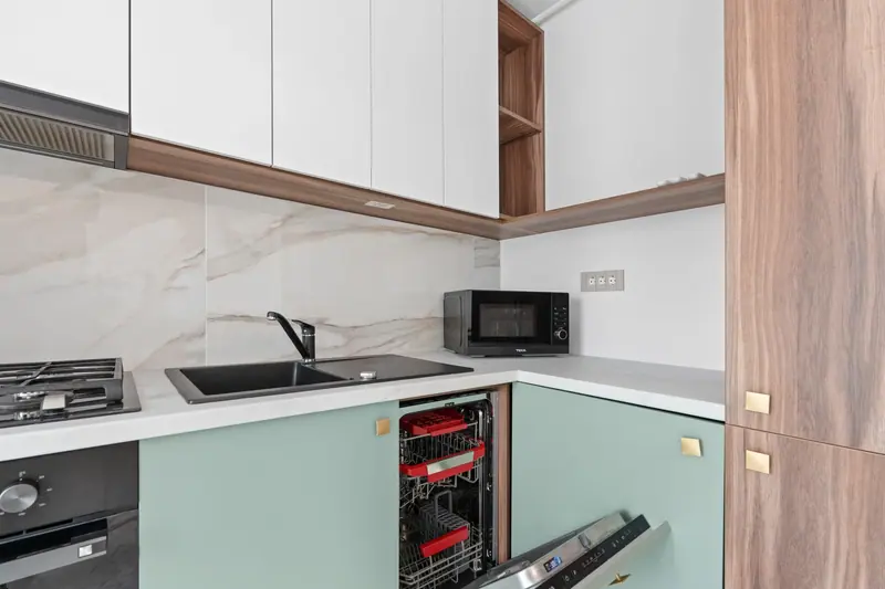 Apartament nou cu bucătărie verde mentă, Str. Justiției, București, fotografia 16