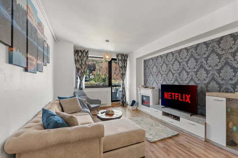 Apartament cu șemineu și terasă, Sinaia, Prahova, fotografia 9