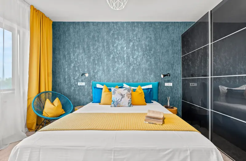 Apartament în albastru și galben, Splaiul Independenței, București, fotografia 12