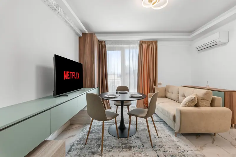 Apartament nou cu terasă panoramică, Str. Justiției, București, fotografia 2