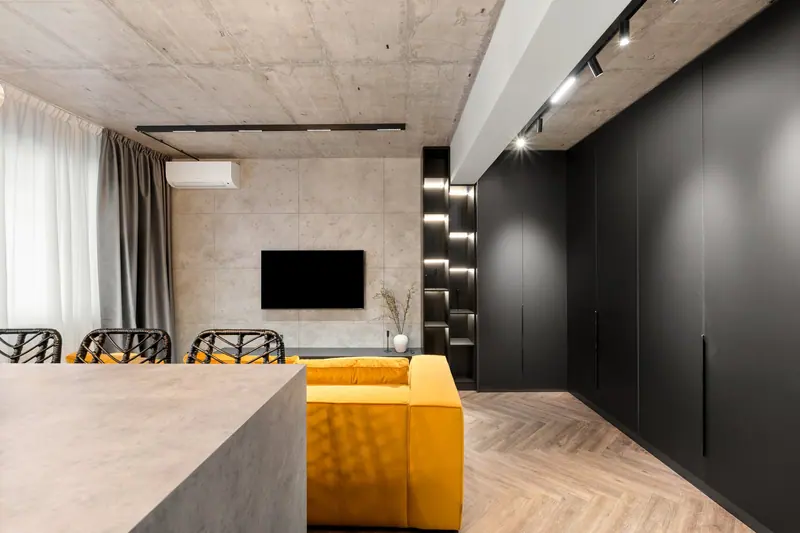 Apartament cu design industrial, Mihai Bravu, București, fotografia 4