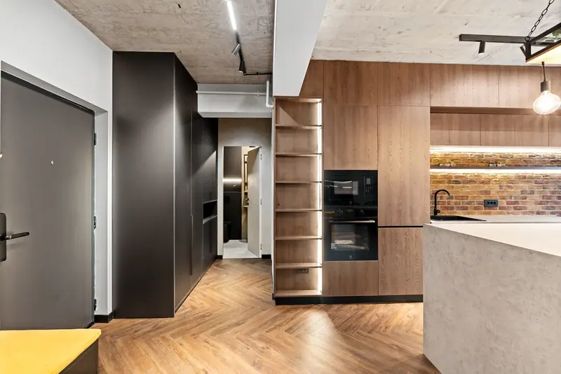Apartament cu design industrial, Mihai Bravu, București, fotografia 13