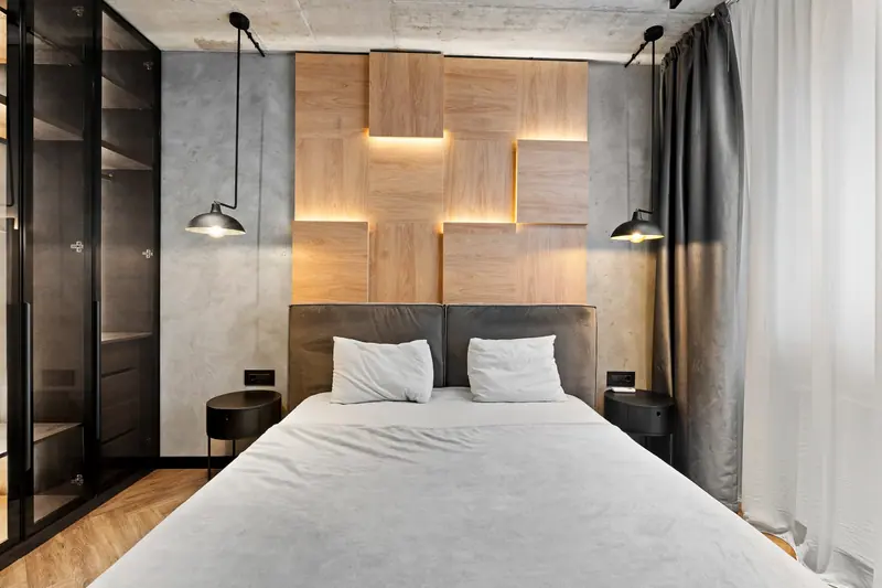 Apartament cu design industrial, Mihai Bravu, București, fotografia 15