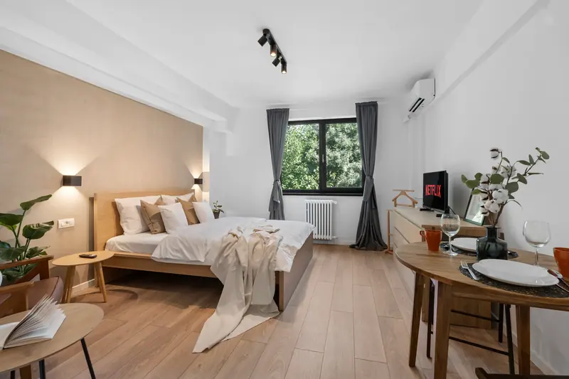 Studio amenajat pentru închiriere în regim hotelier, Piața Națiunile Unite, București, fotografia 1